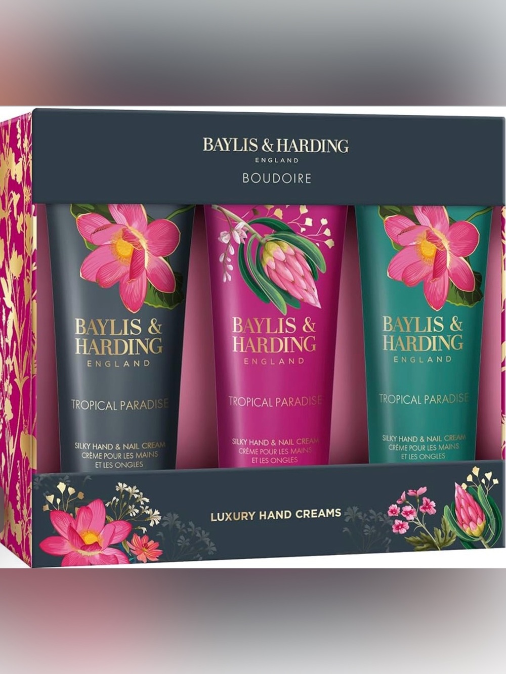 Baylis & Harding Boudoire Tropical Paradise Luxury Hand Care Gift Set For Women
